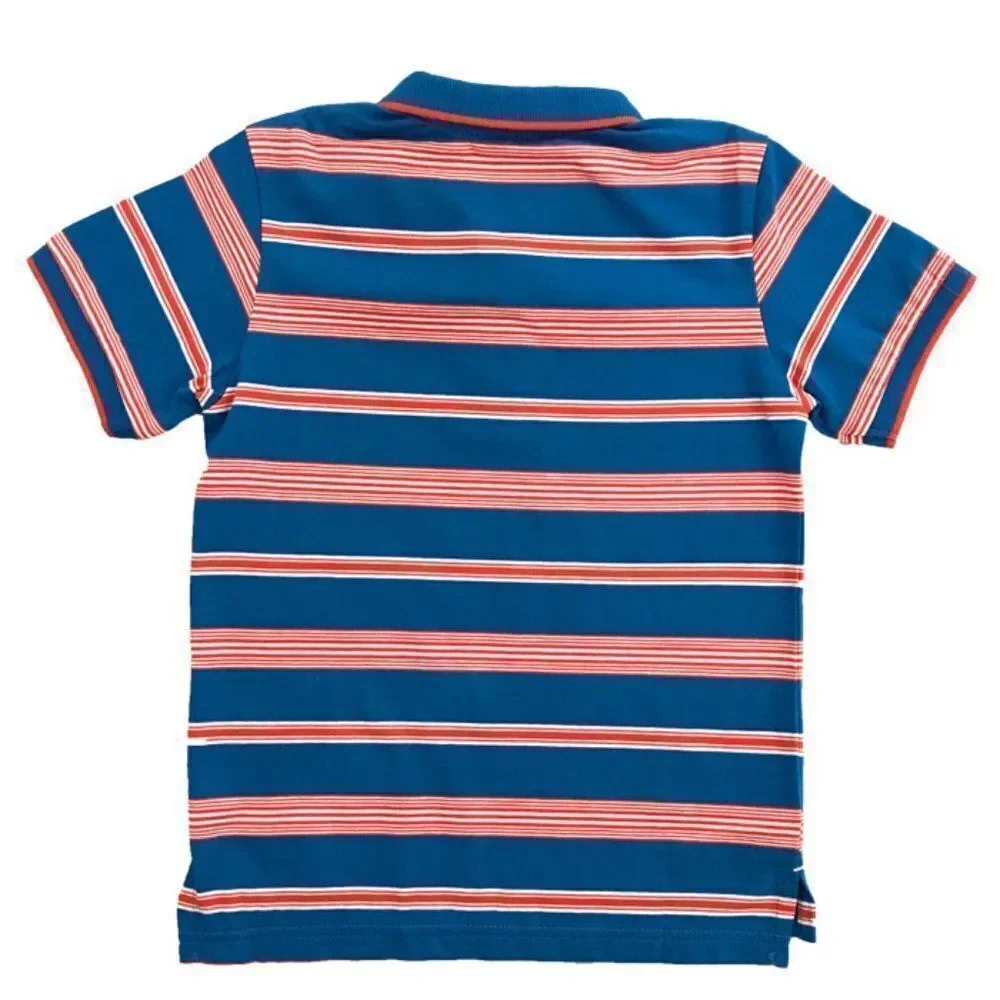The Children's Place Boys' Short Sleeve Striped Polo T-Shirt Size Medium